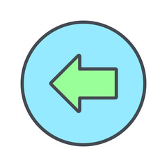 Left Arrow Vector Icon