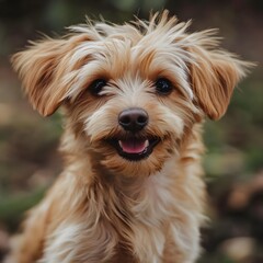Happy Fluffy Puppy