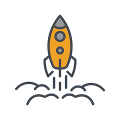 Rocket Vector Icon