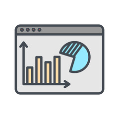 Data Visualization Vector Icon