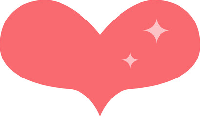 A simple red heart symbol representing love, affection, and emotional connection.