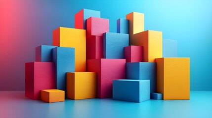 Obraz premium vibrant colorful wave abstract background. Generative AI