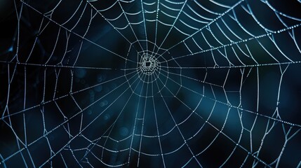 Intricate spider web