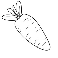 Carrot outline