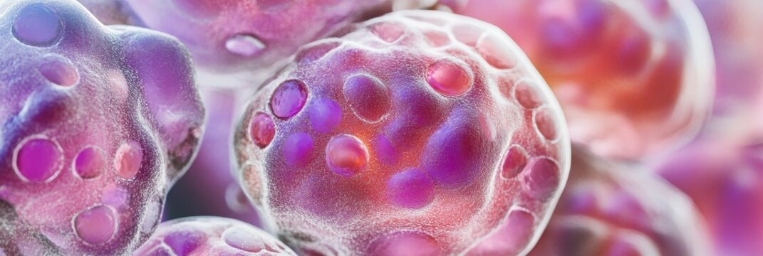The cumulus oophorus granulosa cells within the antral ovarian follicle are demonstrating active proliferation and numerous mitoses