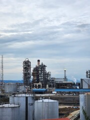 oil refinery plant