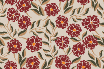 seamless floral motif in vector suitable for fabric, background, wallpaper, covers, etc   © B_1_3