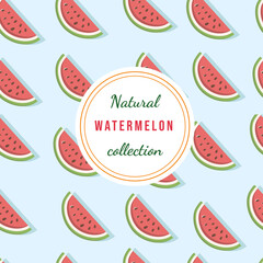 watermelon Fruit banner. healthy lifestyle