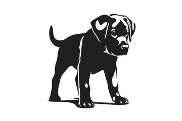 Dog silhouette vector illustrator.eps