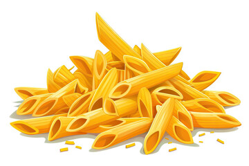 Fototapeta premium pasta isolated on white background