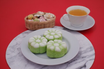 Kue Putu Ayu is one of the traditional wet cakes that have a soft texture. 