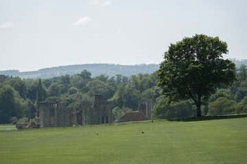 view of The Cowdray Heritage Ruins one of England's most important early Tudor Houses
