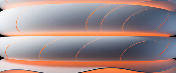 Naklejka premium illustrazione con elementi geometrici a tema astratto surreale