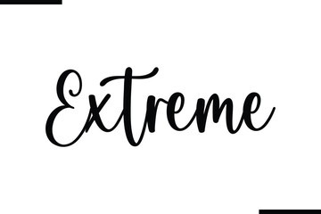 Extreme Modern Black Text Typography