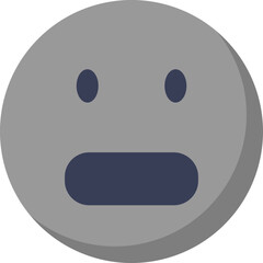 Emoji with a tense face expression, indicating stress or concern.