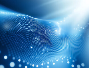 abstract blue background with light dots