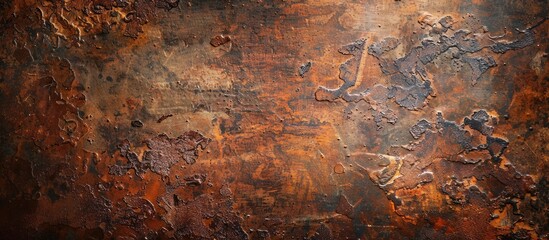 Large rustic metal background with copy space image for a formal banner.