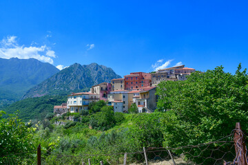 Landscape view from Scapoli, a village in Molise, Italy.
