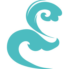Decorative Wave Element
