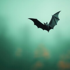 Fototapeta premium bats using echolocation, 3D illustration