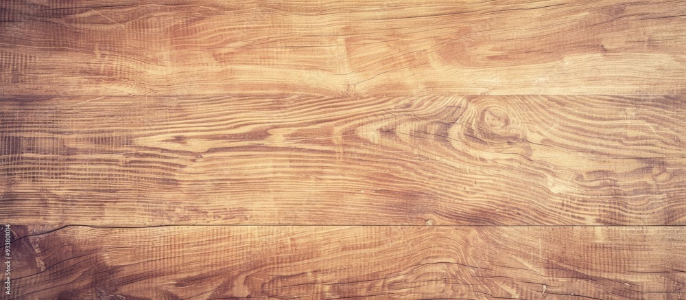 Poster vintage light teak surface with wooden pattern texture on the desk, offering a natural design resour