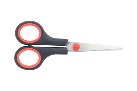 stationery scissors isolated from background