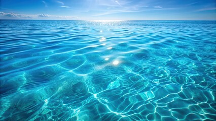 Obraz premium Clear blue water with a smooth and texture , pool, swimming, refreshing, serene, aqua,liquid, summer, relaxation