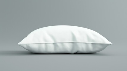 White blank pillowcase mockup.
