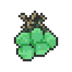 Fototapeta premium fresh mango fruit pixel art