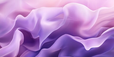 Obraz premium Flowing Lavender Shapes in Rhythmic Harmony