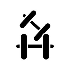 Dumbbell icon template
