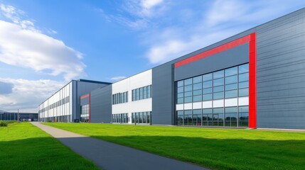 Obraz premium Modern Industrial Building
