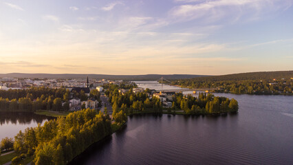 Rovaniemi city in summer