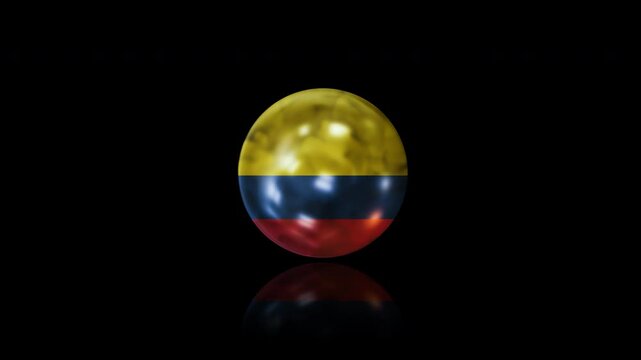 Colombian flag with alpha channel	