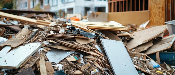 Techniques for sorting construction waste and debris onsite