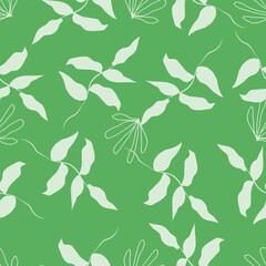 Seamless floral pattern textile vector background