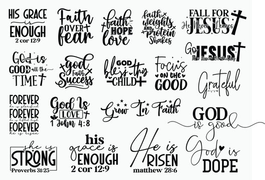 Christian T-shirt Design Set, Christian T-shirt Design, Christian SVG Design, Boho Christian SVG, Bible Verse SVG, Scripture SVG, God Jesus SVG, Psalm SVG, Love Faith SVG, Christian t-shirt Design