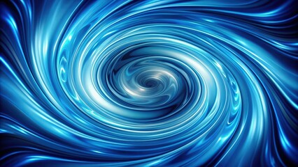 Fototapeta premium Dynamic blue rotational whirlpool motion, water, vortex, swirl, whirl, spiral, movement, flow, liquid, aquatic, circular, energy