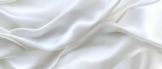 Obraz premium A flat vector illustration of a white background with a delicate fabric texture, featuring small, subtle shadow waves. The texture is smooth and minimal, with light shadows adding depth and dimension