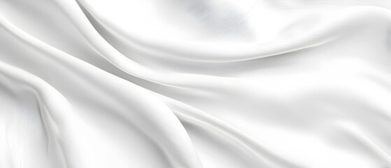 Obraz premium A flat vector illustration of a white background with a delicate fabric texture, featuring small, subtle shadow waves. The texture is smooth and minimal, with light shadows adding depth and dimension