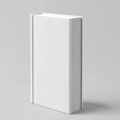 Naklejka premium Mockup of hardcover book, standing, isolated on background, side view