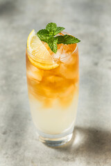 Cold Refreshing Iced Tea and Lemonade Drink