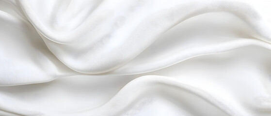A flat vector illustration of a white background with a delicate fabric texture, featuring small, subtle shadow waves. The texture is smooth and minimal, with light shadows adding depth and dimension