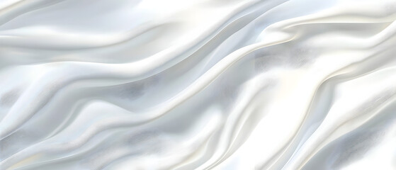 A flat vector illustration of a white background with a delicate fabric texture, featuring small, subtle shadow waves. The texture is smooth and minimal, with light shadows adding depth and dimension