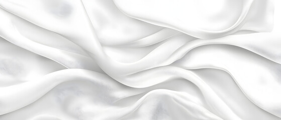 Obraz premium A flat vector illustration of a white background with a delicate fabric texture, featuring small, subtle shadow waves. The texture is smooth and minimal, with light shadows adding depth and dimension