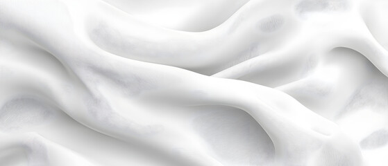 Obraz premium A flat vector illustration of a white background with a delicate fabric texture, featuring small, subtle shadow waves. The texture is smooth and minimal, with light shadows adding depth and dimension