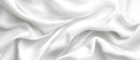 A flat vector illustration of a white background with a delicate fabric texture, featuring small, subtle shadow waves. The texture is smooth and minimal, with light shadows adding depth and dimension