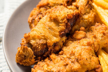 Homemade Fried Idaho Finger Steaks