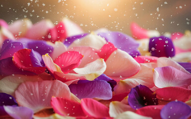 Rose Petals Background