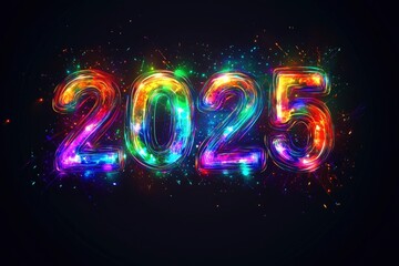 Obraz premium New Year and Christmas 